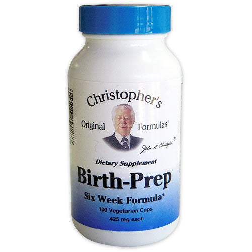 Birth-Prep Six Week Formula Capsule (Pre-Natal), 100 Vegicaps, Christopher's Original Formulas