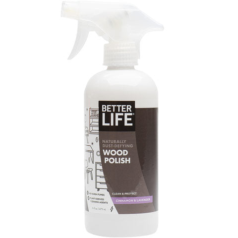 Naturally Dust-Defying Wood Polish, 16 oz, Better Life Green Cleaning