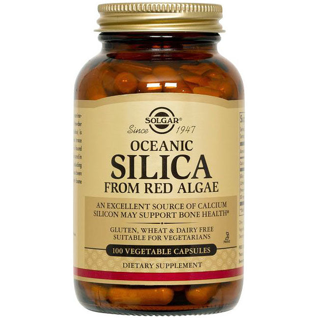 Oceanic Silica, From Red Algae, 100 Vegetable Capsules, Solgar