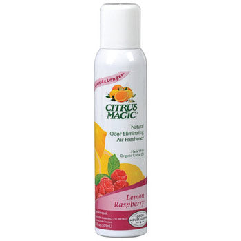 Odor Eliminating Air Freshener, Lemon Raspberry, 3.5 oz, Citrus Magic