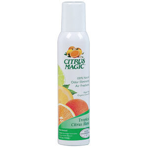 Odor Eliminating Air Freshener, Tropical Citrus Blend, 3.5 oz, Citrus Magic