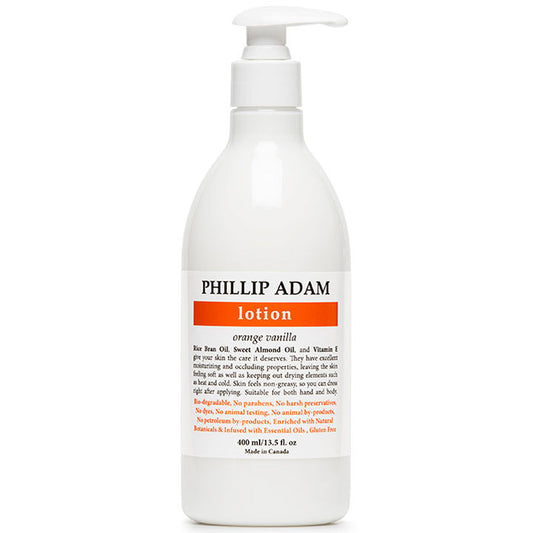 Orange Vanilla Hand & Body Lotion, 13.5 oz, Phillip Adam