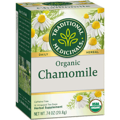 Organic Chamomile Tea, 16 Tea Bags, Traditional Medicinals Teas