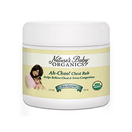 Organic Ah-Choo Chest Rub - Eucalyptus, 2 oz, Nature's Baby Organics