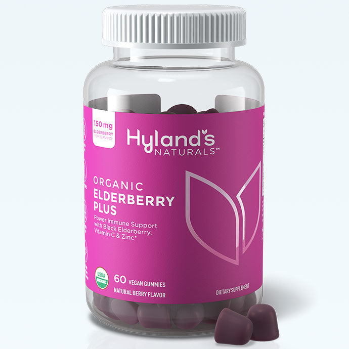 Organic Elderberry Plus Gummies, 60 Vegan Gummies, Hyland's