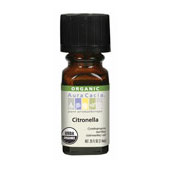 Organic Essential Oil Citronella, 0.25 oz, Aura Cacia