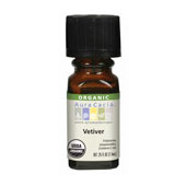 Organic Essential Oil Vetiver, 0.25 oz, Aura Cacia