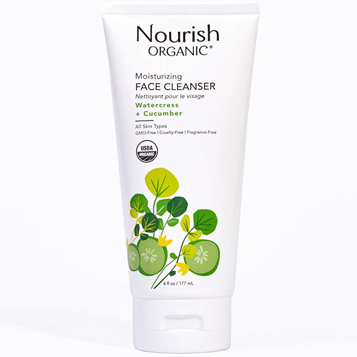 Moisturizing Face Cleanser, 6 oz, Nourish Organic