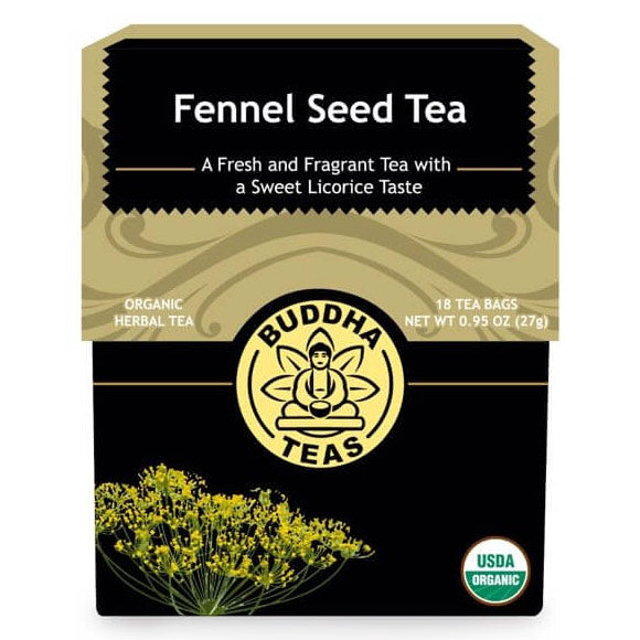 Organic Fennel Seed Tea, 18 Tea Bags, Buddha Teas