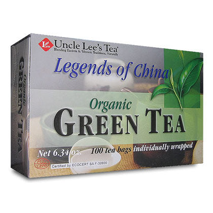 Legends of China, Organic Green Tea, 100 Tea Bags, Uncle Lee's Tea