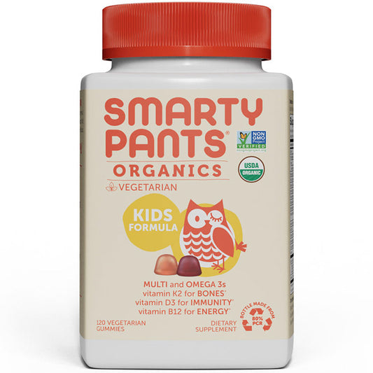 Organic Kids Formula, 120 Vegetarian Gummies, SmartyPants Vitamins