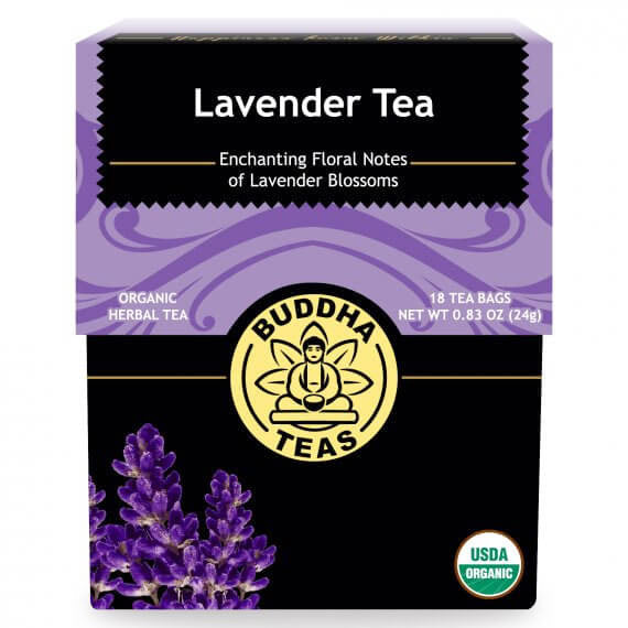 Organic Lavender Tea, 18 Tea Bags, Buddha Teas