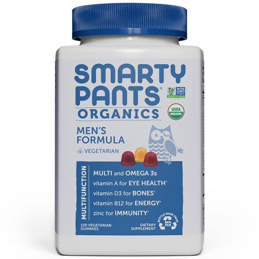 Organic Men's Formula, 120 Vegetarian Gummies, SmartyPants Vitamins