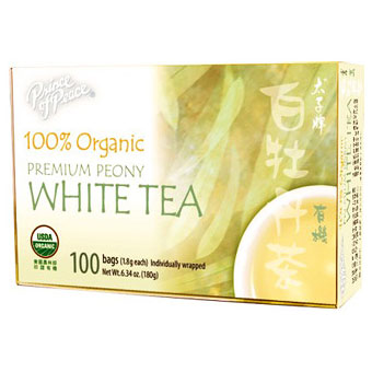 Organic Peony White Tea 100 tea bag, Prince of Peace