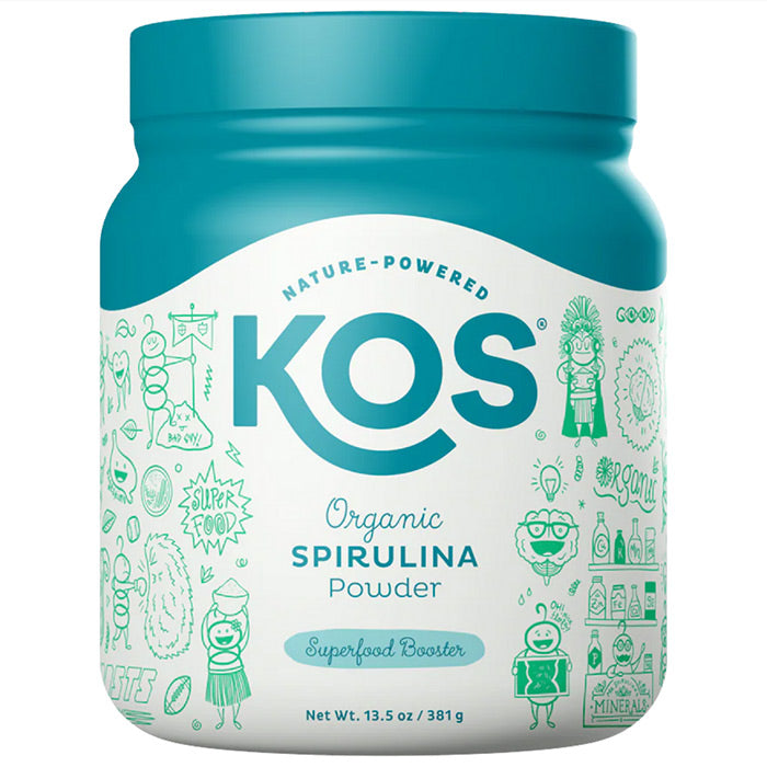 Organic Spirulina Powder, 13.5 oz (109 Servings), KOS