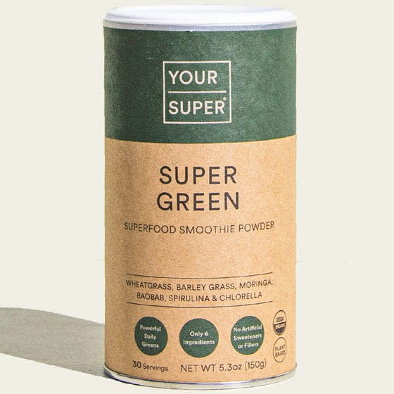 Organic Super Green Mix, Superfood Smoothie Powder, 5.03 oz (150 g), Your Super