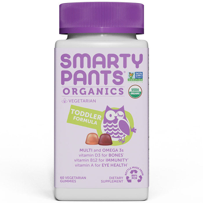 Organic Toddler Formula, 60 Vegetarian Gummies, SmartyPants Vitamins