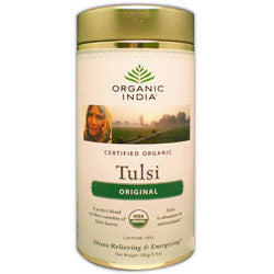 Original Tulsi Tea, Loose Leaf in Canister, 3.5 oz, Organic India