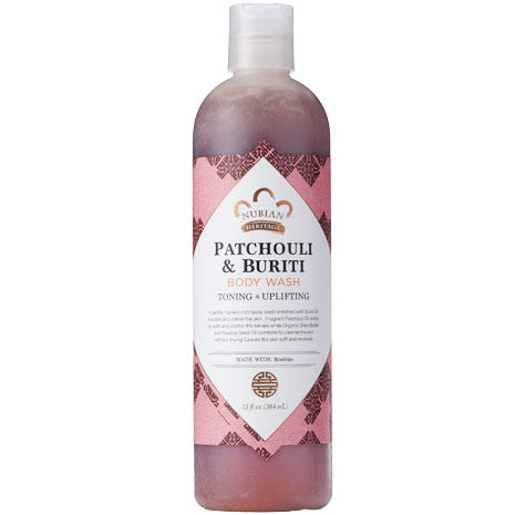 Patchouli & Buriti Body Wash, 13 oz, Nubian Heritage