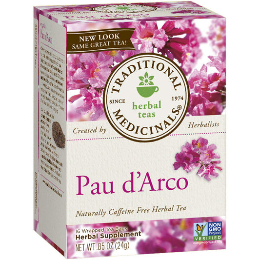 Pau d'Arco Tea, 16 Tea Bags, Traditional Medicinals Teas