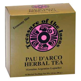 Pau D'Arco Herbal Tea, 54 Tea Bags, Hobe Labs