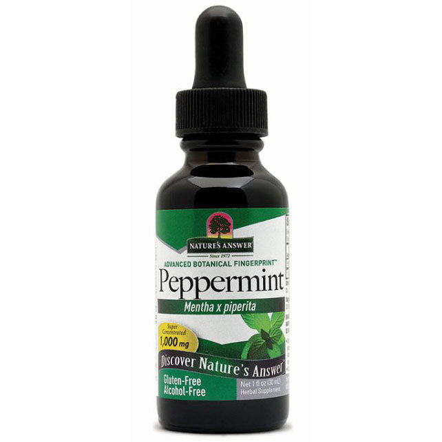 Peppermint Leaf Alcohol Free Extract Liquid 1 oz from Nature's Answer