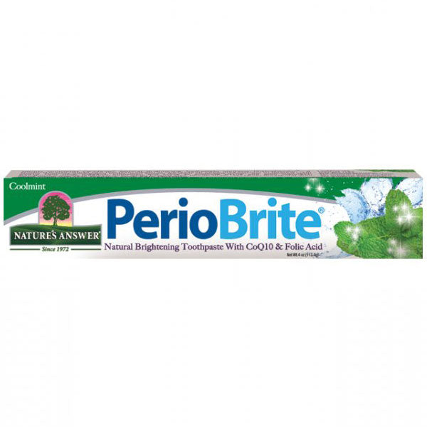 PerioBrite Toothpaste Cool Mint, All Natural, 4 oz, Nature's Answer