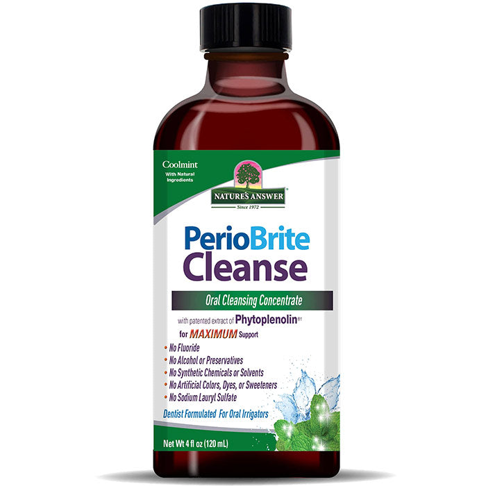 PerioBrite Cleanse, Oral Cleansing Concentrate, 4 oz, Nature's Answer