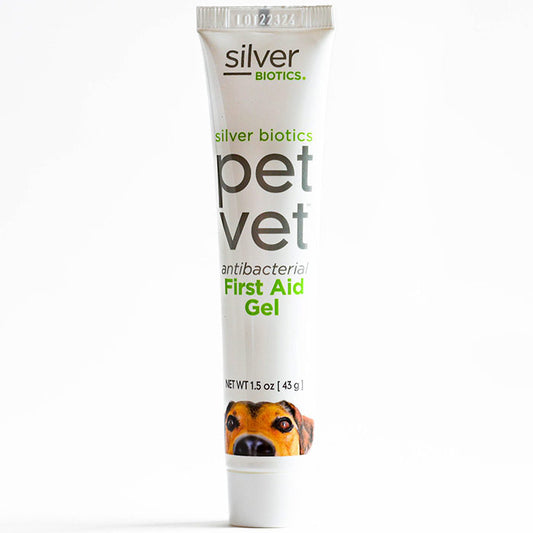 Pet Vet Antibacterial First Aid Gel, 1.5 oz, Silver Biotics