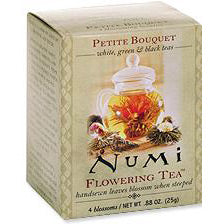 Petite Bouquet Assorted Flowering Tea Sampler, 4 Blossoms, Numi Tea