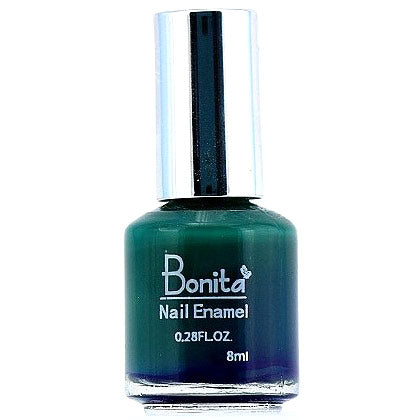 Bonita Petite Nail Enamel - Teal, Mini Nail Polish, 0.28 oz (8 ml), Bonita Cosmetics