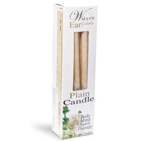 Plain Paraffin Hollow Ear Candles, 12 pk, Wally's Natural Products