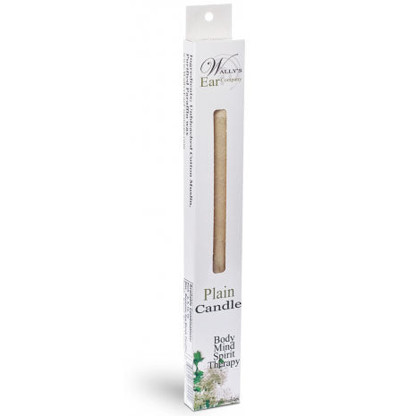 Plain Paraffin Hollow Ear Candles, 2 pk, Wally's Natural Products