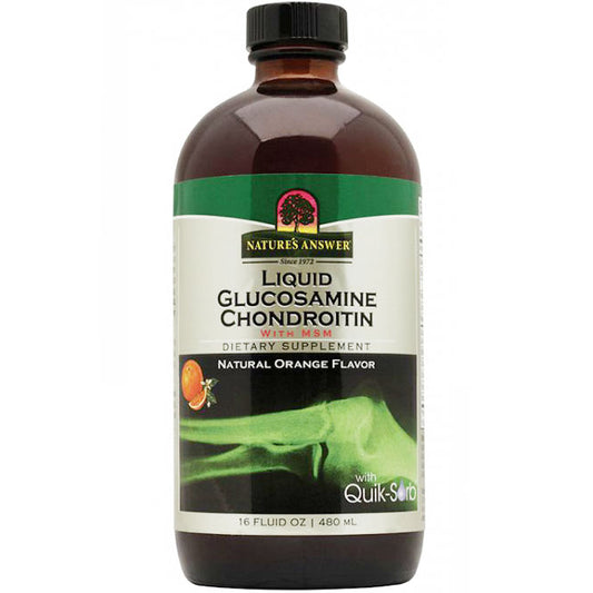 Liquid Glucosamine Chondroitin - Natural Orange Flavor, 16 oz, Nature's Answer