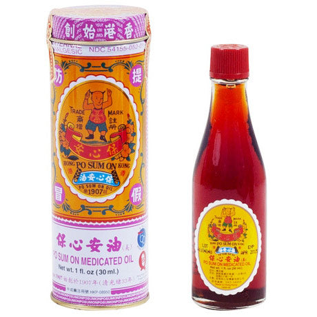 Hong Kong Po Sum On Medicated Oil Liquid, 1 oz, Solstice