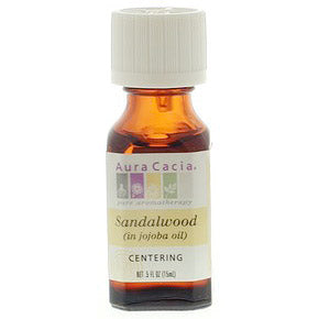 Precious Essential Oil Sandalwood w/Jojoba .5 fl oz from Aura Cacia