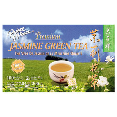 Premium Jasmine Green Tea 100 tea bag, Prince of Peace ...