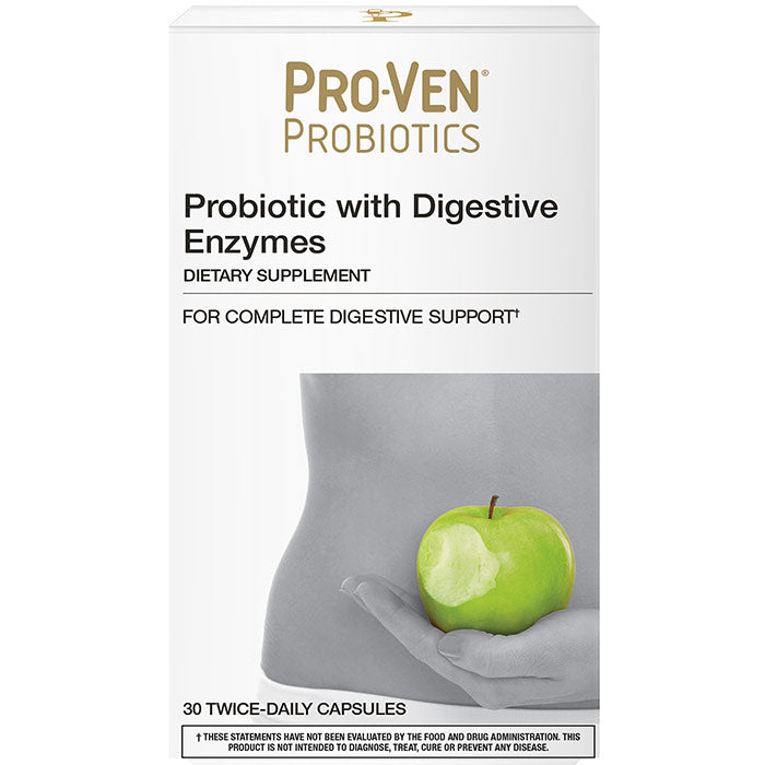 Probiotic Pro Probiotic with Digestive Enzymes, 30 Capsules, Pro-Ven Probiotics ...