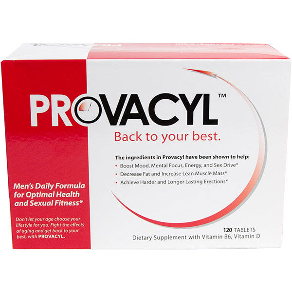 Provacyl, Men's Daily Formula for Optimal Health & Sexual Fitness, 120 Tablets, Leading Edge Health