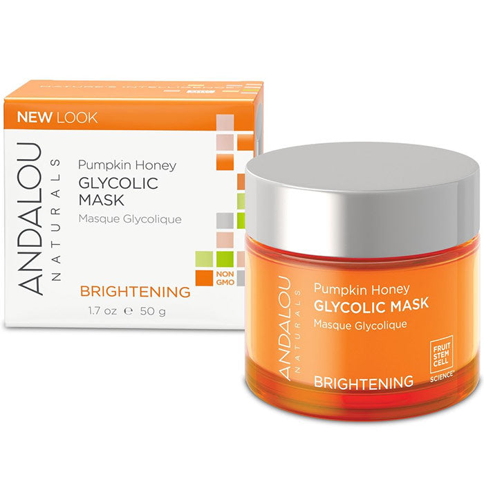 Pumpkin Honey Glycolic Mask, 1.7 oz, Andalou Naturals