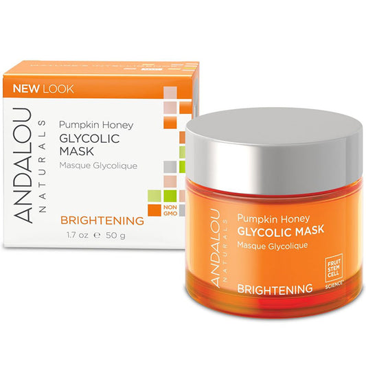 Pumpkin Honey Glycolic Mask, 1.7 oz, Andalou Naturals