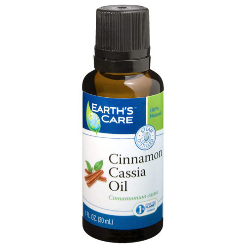 100% Natural & Pure Cinnamon Cassia Oil, 1 oz, Earth's Care