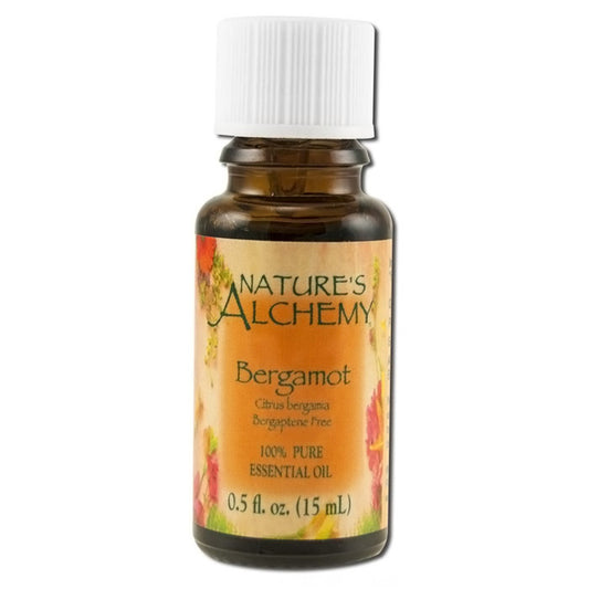 Pure Essential Oil Bergamot, 0.5 oz, Nature's Alchemy