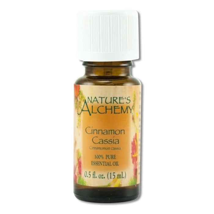 Pure Essential Oil Cinnamon Cassia, 0.5 oz, Nature's Alchemy