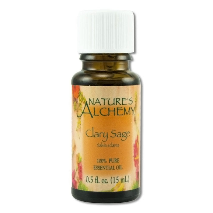 Pure Essential Oil Clary Sage, 0.5 oz, Nature's Alchemy