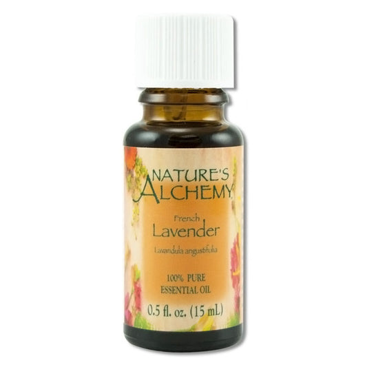 Pure Essential Oil Lavender French, 0.5 oz, Nature's Alchemy