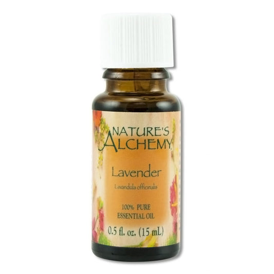 Pure Essential Oil Lavender, 0.5 oz, Nature's Alchemy