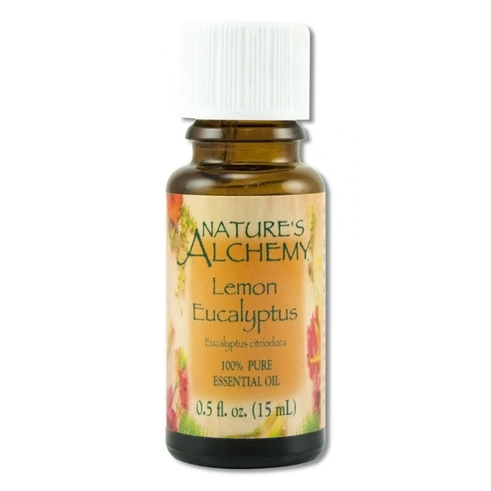 Pure Essential Oil, Lemon Eucalyptus, 0.5 oz, Nature's Alchemy