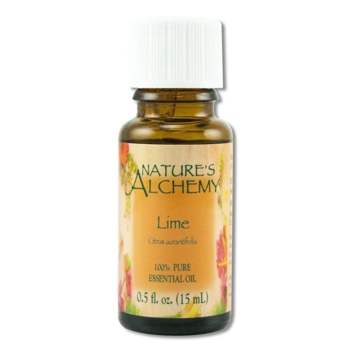 Pure Essential Oil Lime, 0.5 oz, Nature's Alchemy