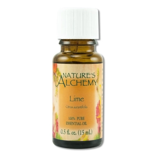 Pure Essential Oil Lime, 0.5 oz, Nature's Alchemy